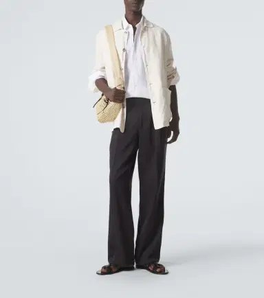 Vilebrequin Caroubis linen shirt | Thumbnail 3