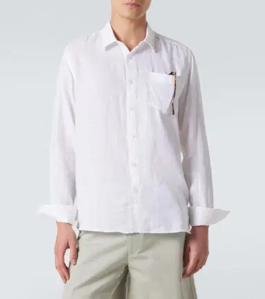 Vilebrequin Caroubis linen shirt | Thumbnail 4
