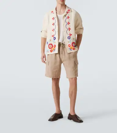 Vilebrequin Baie cargo linen shorts | Thumbnail 2