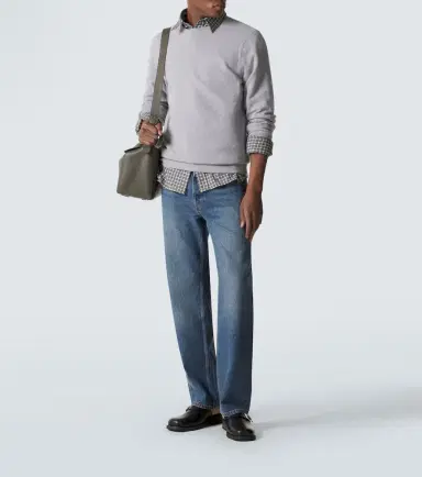 Sunspel Cotton loopback sweatshirt | Thumbnail 2