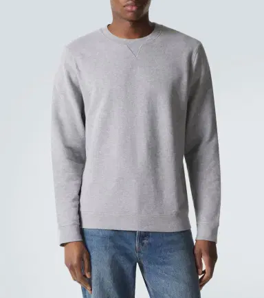 Sunspel Cotton loopback sweatshirt | Thumbnail 5