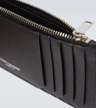 Saint Laurent Leather ID card case | Thumbnail 4
