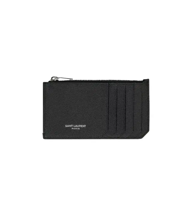 Leather ID card case