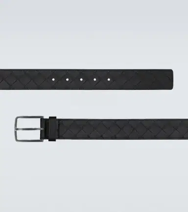 Bottega Veneta Intrecciato leather belt | Thumbnail 2