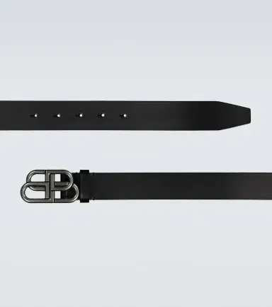 Balenciaga BB Large leather belt | Thumbnail 4