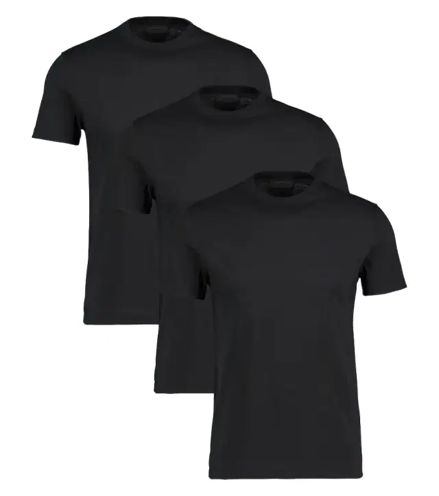 Cotton jersey T-shirt three-pack