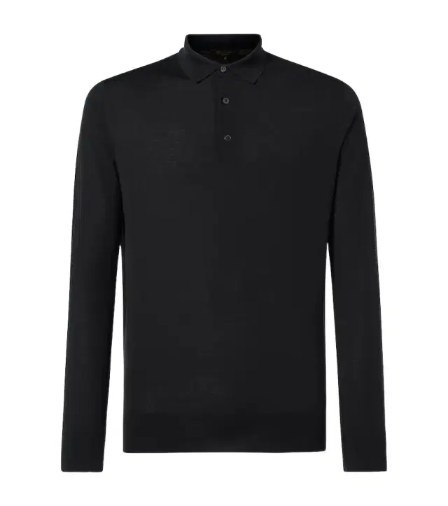 Loro Piana Ml long-sleeved wool polo shirt