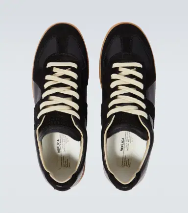 Maison Margiela Replica leather and suede sneakers | Thumbnail 2 Maison Margiela Replica leather and suede sneakers | Thumbnail 2