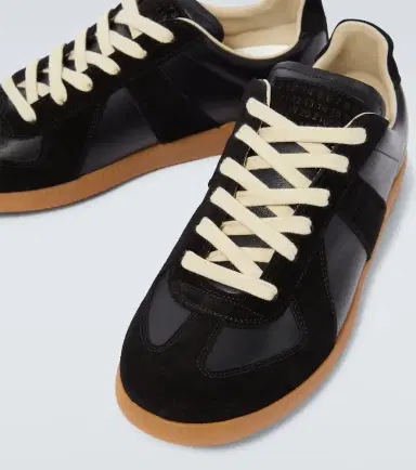 Maison Margiela Replica leather and suede sneakers | Thumbnail 4 Maison Margiela Replica leather and suede sneakers | Thumbnail 4