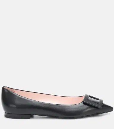 Roger Vivier Gommettine Ball leather ballet flats | Thumbnail 5