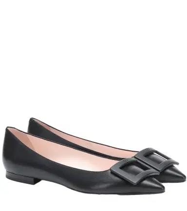 Roger Vivier Gommettine Ball leather ballet flats | Thumbnail 1