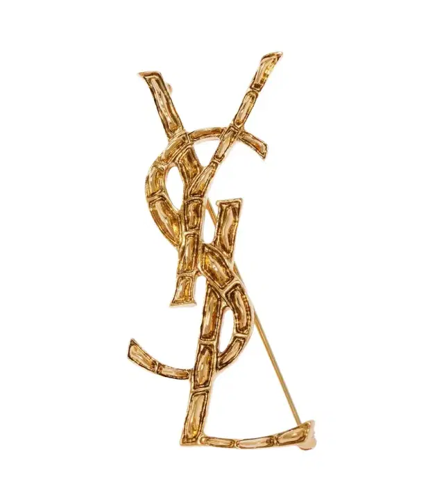 Saint Laurent Opyum YSL brooch