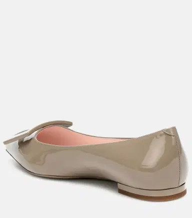 Roger Vivier Gommettine Ball leather ballet flats | Thumbnail 2