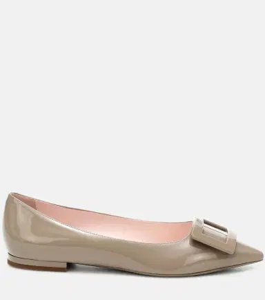 Roger Vivier Gommettine Ball leather ballet flats | Thumbnail 5