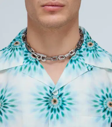 Balenciaga B Chain thin necklace | Thumbnail 2 Balenciaga B Chain thin necklace | Thumbnail 2