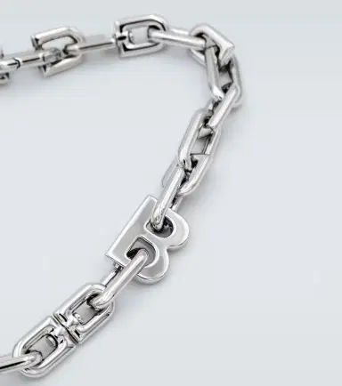 Balenciaga B Chain thin necklace | Thumbnail 3 Balenciaga B Chain thin necklace | Thumbnail 3