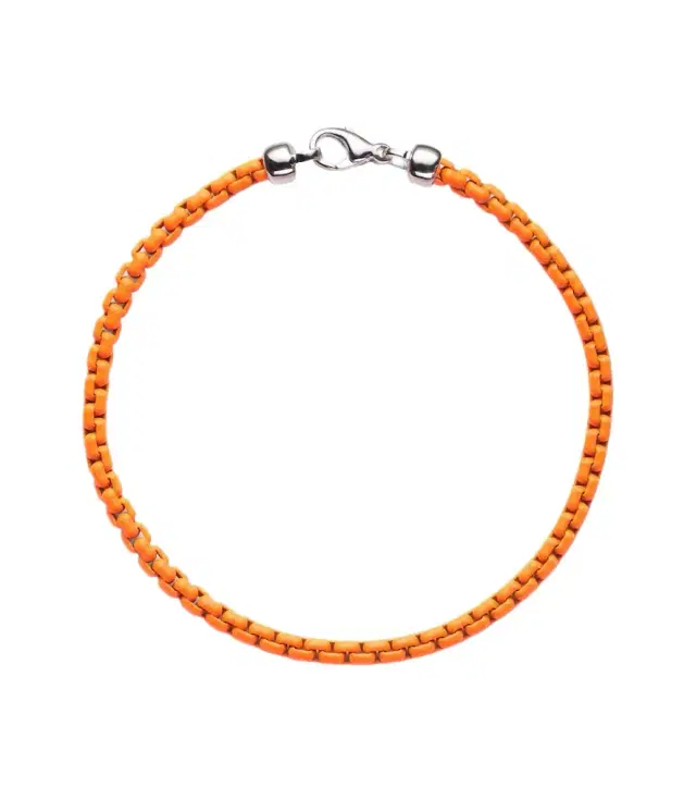 Eera Eéra Giada 18kt white gold and silver anklet