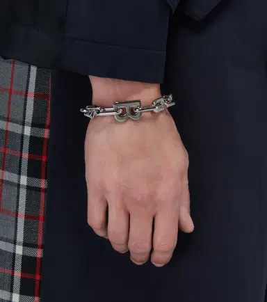 Balenciaga B Chain thin bracelet | Thumbnail 3 Balenciaga B Chain thin bracelet | Thumbnail 3