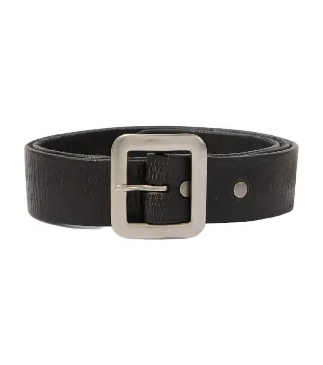Burnished leather belt
