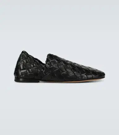 Bottega Veneta Intreccio leather slippers | Thumbnail 3