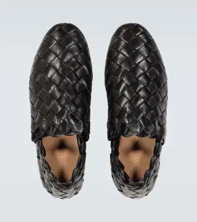 Bottega Veneta Intreccio leather slippers | Thumbnail 4