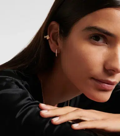 Repossi Blast 18kt rose-gold ear cuff with diamonds | Thumbnail 4
