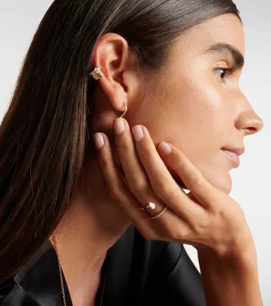 Repossi Blast 18kt rose-gold ear cuff with diamonds | Thumbnail 5
