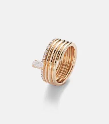 Repossi Blast 18kt rose-gold ring with diamonds | Thumbnail 2 Repossi Blast 18kt rose-gold ring with diamonds | Thumbnail 2