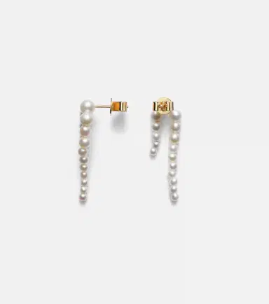 Sophie Bille Brahe Petite Perle Nuit 14Kt gold and pearl earrings | Thumbnail 2 Sophie Bille Brahe Petite Perle Nuit 14Kt gold and pearl earrings | Thumbnail 2