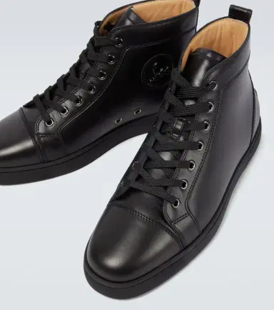 Christian Louboutin Louis high-top leather sneakers | Thumbnail 4