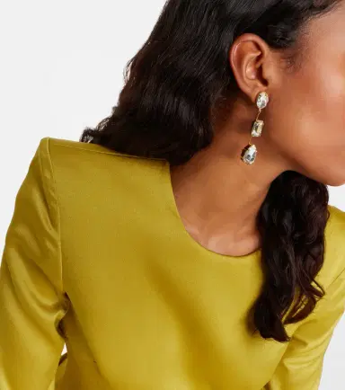 Jennifer Behr Allanah crystal-embellished earrings | Thumbnail 6