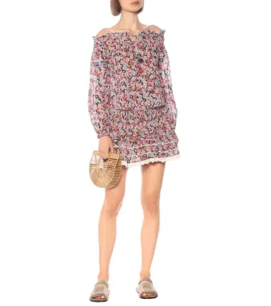 Poupette St Barth Clara floral cotton blouse | Thumbnail 4 Poupette St Barth Clara floral cotton blouse | Thumbnail 4