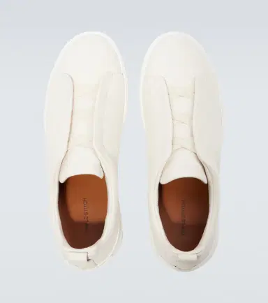 Zegna Triple Stitch leather sneakers | Thumbnail 5 Zegna Triple Stitch leather sneakers | Thumbnail 5