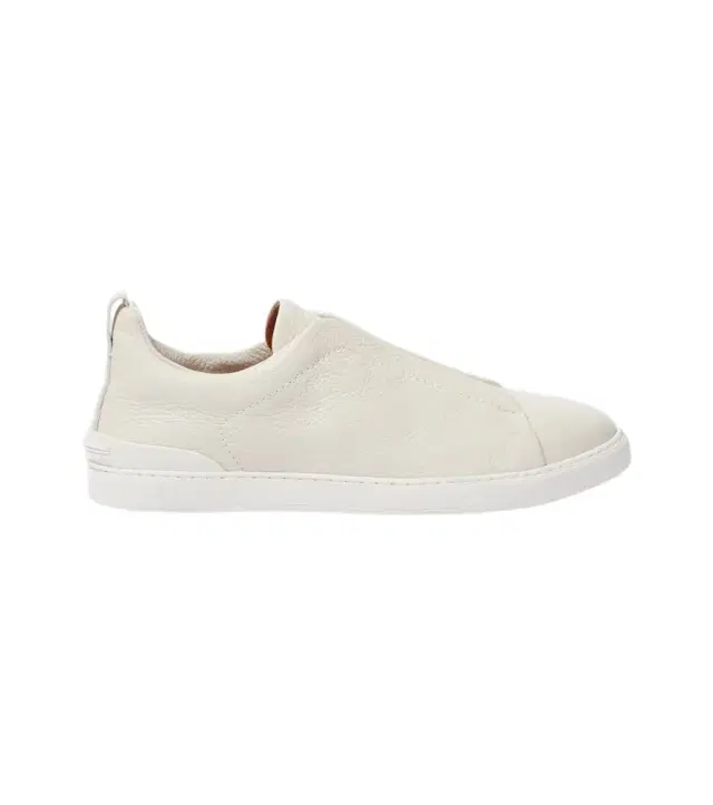 Zegna Triple Stitch leather sneakers