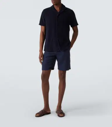Orlebar Brown Norwich slim-fit linen shorts | Thumbnail 2