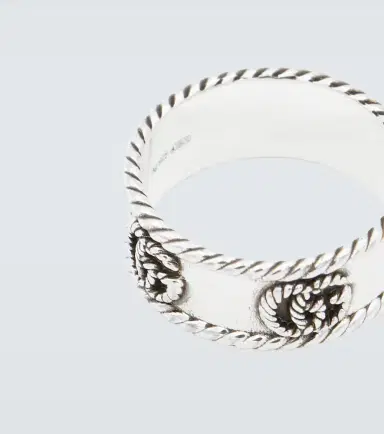 Gucci Double G sterling silver ring | Thumbnail 3 Gucci Double G sterling silver ring | Thumbnail 3