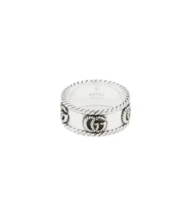 Gucci Double G sterling silver ring | Thumbnail 1 Gucci Double G sterling silver ring | Thumbnail 1