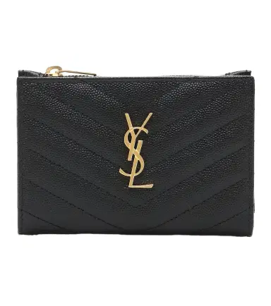 Saint Laurent Monogram zipped leather wallet | Thumbnail 1