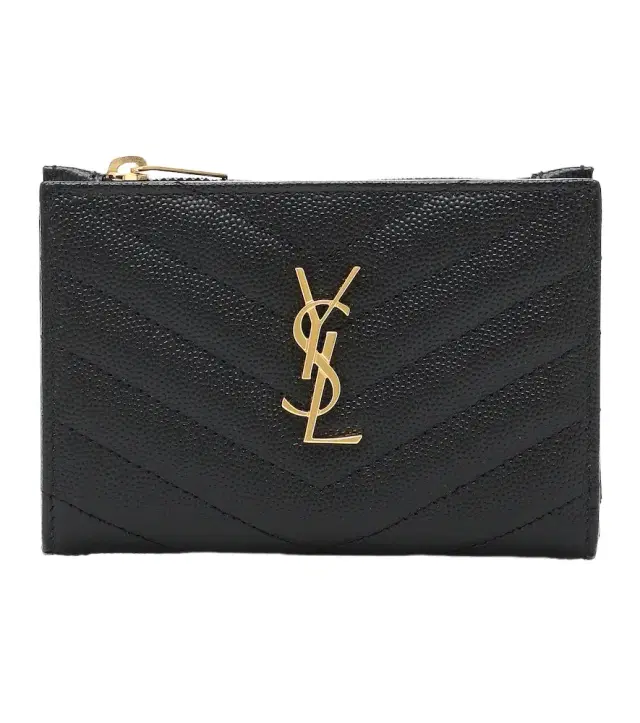 Saint Laurent Monogram zipped leather wallet