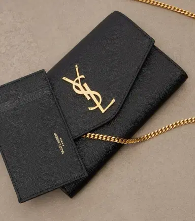 Saint Laurent Uptown leather wallet on chain | Thumbnail 6 Saint Laurent Uptown leather wallet on chain | Thumbnail 6