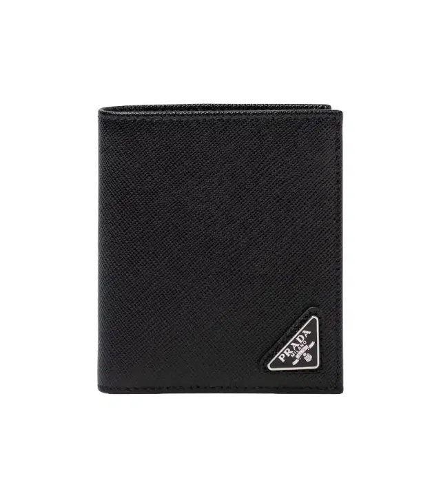 Saffiano leather billfold wallet