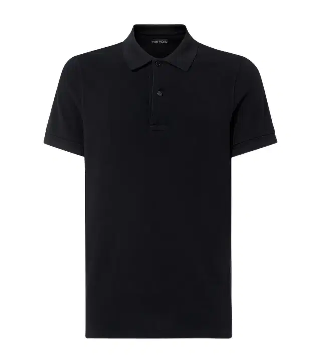 Tom Ford Short-sleeved cotton polo shirt