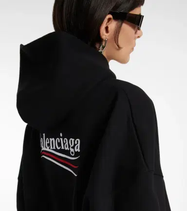 Balenciaga Oversized cotton hoodie | Thumbnail 5