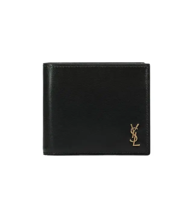 Saint Laurent Tiny Cassandre East/West leather wallet