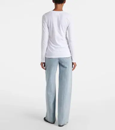 Velvet Zofina cotton jersey top | Thumbnail 3