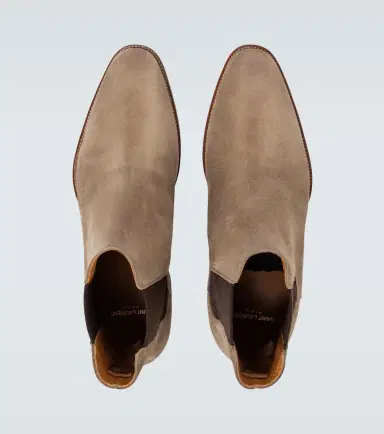 Saint Laurent Wyatt suede Chelsea boots | Thumbnail 2