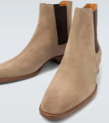 Saint Laurent Wyatt suede Chelsea boots | Thumbnail 3