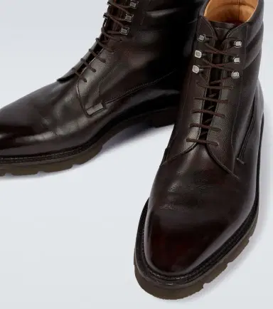 John Lobb Alder leather lace-up boots | Thumbnail 3
