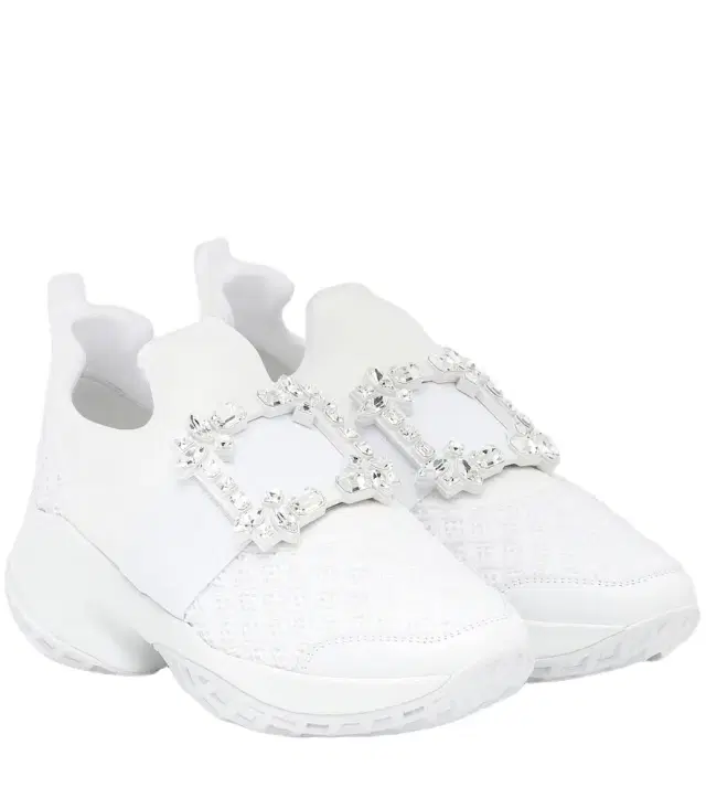 Roger Vivier Viv' Run embellished sneakers