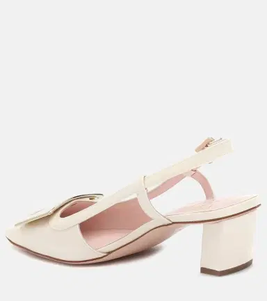 Roger Vivier Belle Vivier 45 patent leather slingback pumps | Thumbnail 2